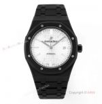 New Audemars Piguet Royal Oak White Dial Black Venom 15400 Swiss Replica DLC Watches (1)_th.jpg